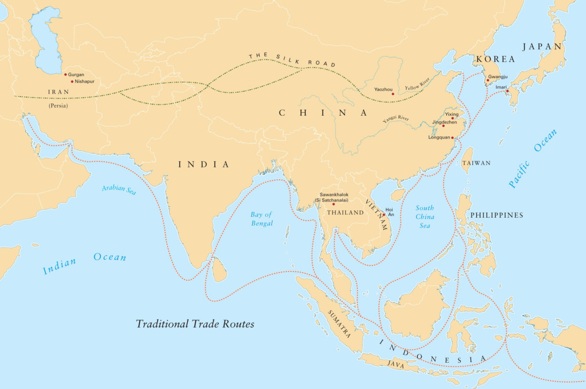 Exploring the map of the Silk Road: Historical Atlas and Interactive Map - Exploring the diversity of cultures, religions, and trade along the Silk Road