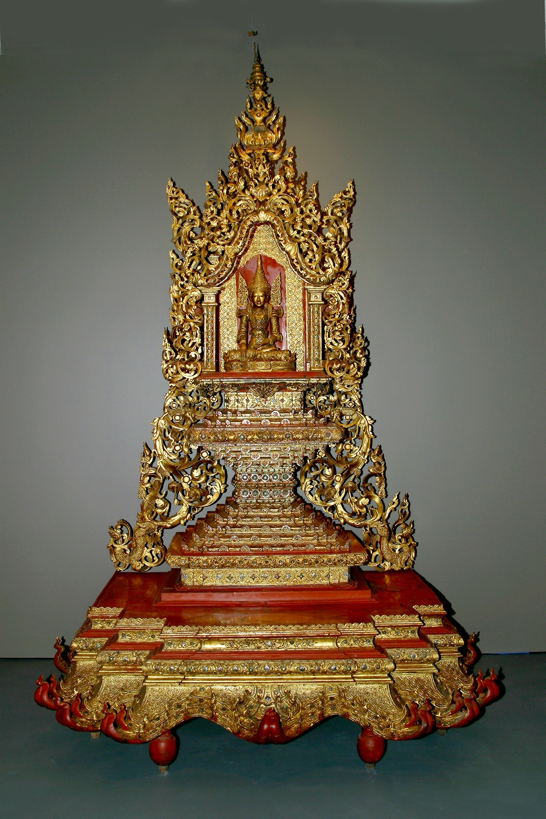 Throne for a Buddha image, 1850–1900 | Education | Asian Art Museum