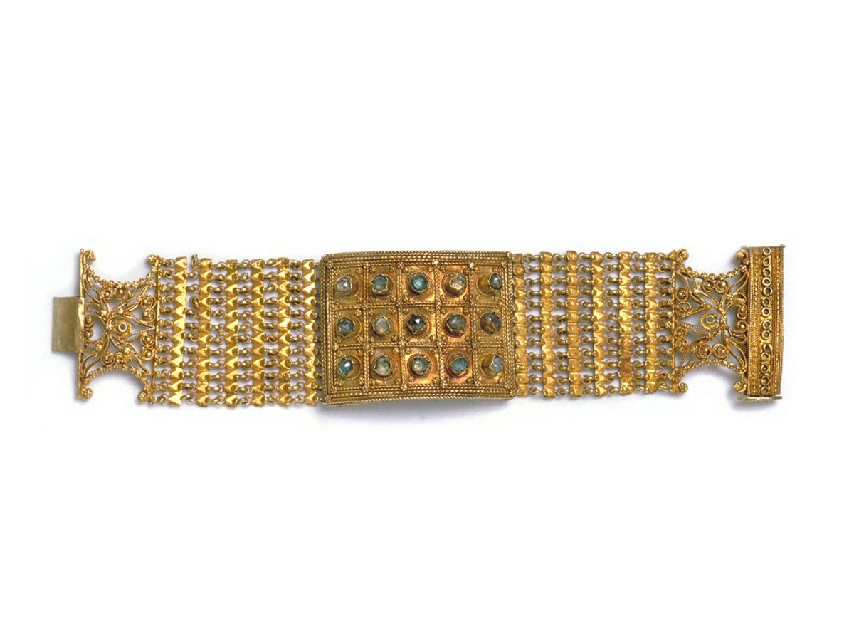 Golden bracelet.